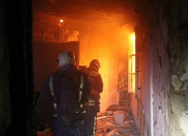 Пожар в частном жилом доме в г. Гуково